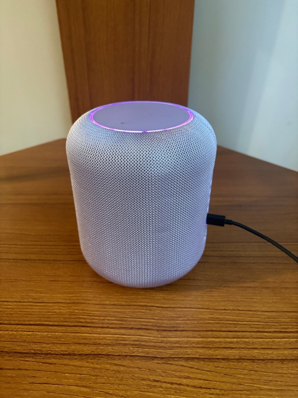 Smart Voice Speaker Portable Bluetooth Speaker - Light Gray